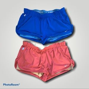 Nike workout/tennis shorts w/compression shorties